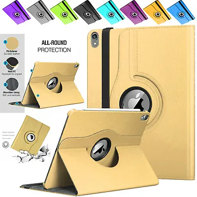 For Apple IPad 9.7 (5th & 6th Generation) 360° Rotating Leather Smart Case Cover • £3.99