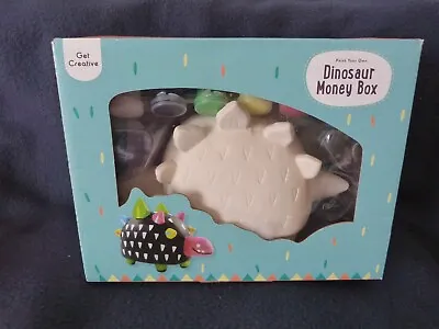 Paint Your Own Dinosaur Money Box BNIB • £6.50