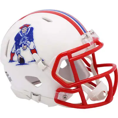 New England Patriots 1990-92 Riddell Throwback Mini Football Helmet • $34.95