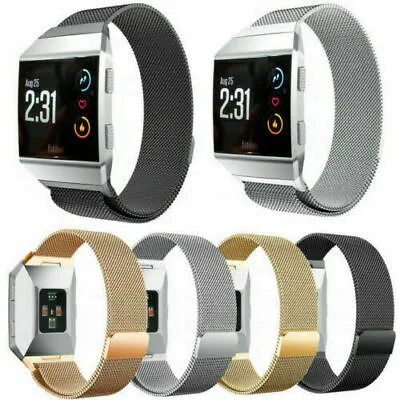 $12.79 • Buy For Fitbit Ionic Replacement Metal Milanese Band Strap