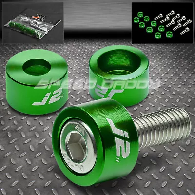 J2 Aluminum Jdm Header Manifold Cup Washer+bolt Kit For Ee Ef Eg8 Eg2 Ej6 Green • $9.97