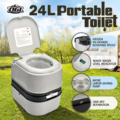 OGL Portable Toilet 24L Camping Potty Outdoor Travel Caravan Hiking Boating Camp • $119.95