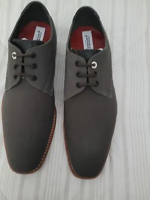 Lambretta Men's Shoes Edward Grey Goodyear Welted Rubber Sole - UK Size 8  EU 42 • £24