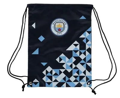 Manchester City FC Drawstring Gym Bag Sports School - Particle • £11.99