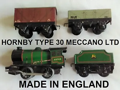 1950 - Hornby Type 30 Metal Train Set By Meccano Ltd Still Working [TYS-408] • $500