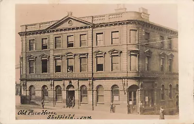 Edwardian Postcard Sheffield Old Pack Horse Public House • £2.50