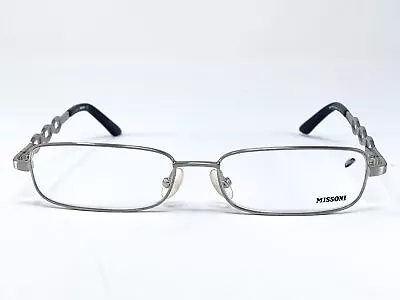 New MISSONI MI11701 Silver Oval Italian Womens Eyeglasses Frame 53-16-130 • $34