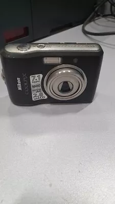 Nikon COOLPIX L16 7.1MP Digital Camera Black Not Working For Parts • $21.34