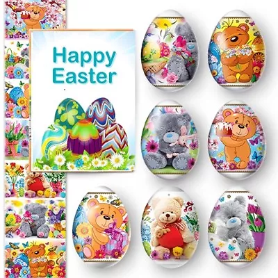 7 Easter Egg  Decoration Thermo Heat Shrink Sleeve Wraps Pysanka • £1.90