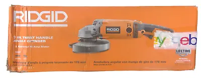 USED - RIDGID R10202 7 Twist Handle Angle Grinder (Corded) • $77.37