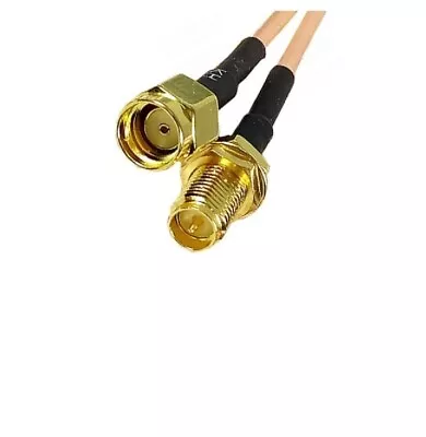 £6.95 • Buy RP SMA MALE To RP SMA FEMALE PIGTAIL LEAD EXTENSION CABLE RG316 10cm To 300cm