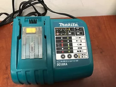 Makita DC18RA Ni-MH & Li-Ion 7.2v - 18v Battery Charger • $25