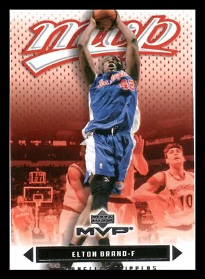 2003-04 Upper Deck MVP #65 Elton Brand NBA Basketball L.A. Clippers • $1.99