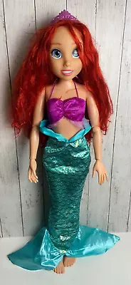 Disney Princess ARIEL DOLL My Life Size Play The Little Mermaid 32  Jakks 3ft • $49.99