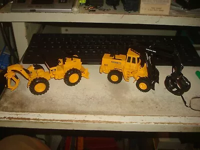 JOAL.  LOGGING EQUIPMENT. LOT OF 2.  SKIDDER VOLVO BM 160.  1:50 Scale Diecast • $65