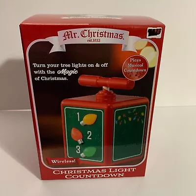 Mr. Christmas Light Countdown Turn Tree Lights On & Off W/ Music Wireless • $34.99