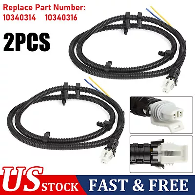 2X ABS Wheel Speed Sensor Wire Harness For Chevrolet Impala Monte Carlo Cadillac • $13.48