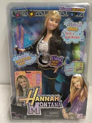 NEW Hannah Montana Miley Cyrus In Concert Collection Best Of Both Worlds 2007 • $45.99