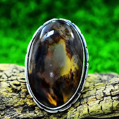 Rare Montana Agate 925 Sterling Silver Ring Valentine Jewelry All Size VV-400 • $18.68