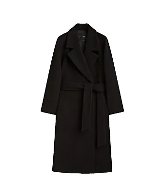 Massimo Dutti  Belted Robe Coat Size M • £148