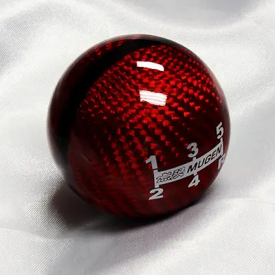 For JDM MUGEN 5 Speed Shift Knob Red Carbon HONDA RSX CIVIC Type R S2000 NEW • $66.23