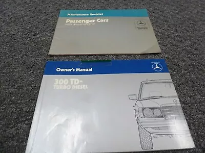 1984 Mercedes Benz 300TD Turbo Diesel Wagon Owner Operator Manual User Guide Set • $139.30