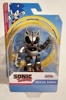 Classic Sonic The Hedgehog Mecha Sonic 2.5  Articulated Figure Jakks Pacific New • $15.99