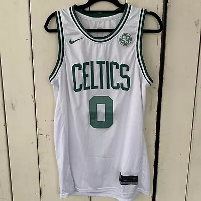 Jayson Tatum #0 Boston Celtics Swingman Jersey Size 54 White Nike • $60