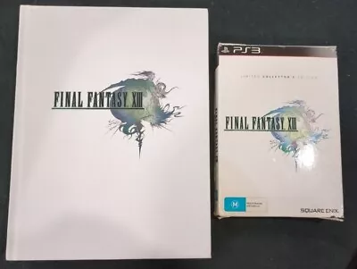 Final Fantasy XIII Limited Collectors Edition Box Set Plus Walkthrough Guide PS3 • $80