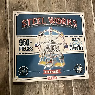 Ferris Wheel Steel Works Classic Metal Construction Set Building Schylling New • $29.99