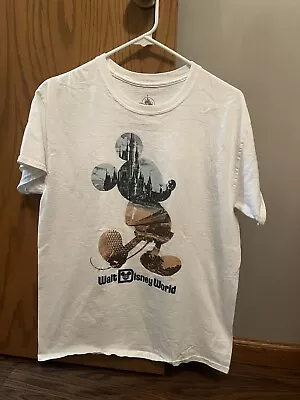 Walt Disney World White Short Sleeve Shirt Size Medium • $9.99
