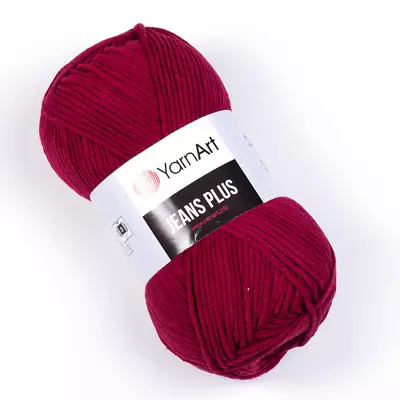 YarnArt Jeans Plus 100g (55% Cotton Aran Knitting And Crochet Yarn) • £2.50