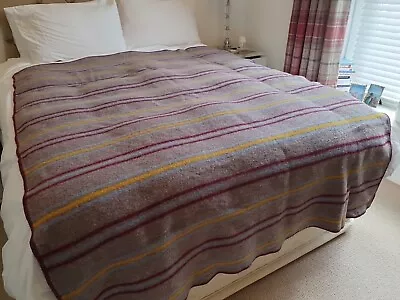 The National Trust Vintage Style Welsh Wool Blanket 60  X 80  * • £39.99