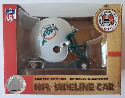 Fleer NIB Limited Edition Die-Cast NFL Sideline Car Miami Dolphins • $29.99