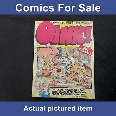 Oink! Comi Preview Issue - RARE - Rambo Spoof Poster (LOT#12049) • £7.99