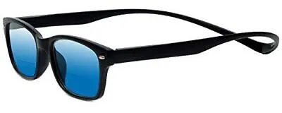 Magz Greenwich Magnetic Polarized Bi-Focal Sunglasses In Black/Blue Mirror+1.25 • $89.95