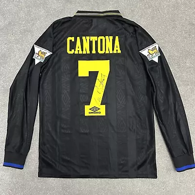 Signed ERIC CANTONA Manchester United 1994 Away Shirt - COA & Exact Photo Proof • £199.99