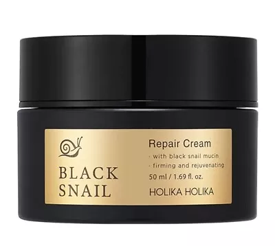 Holika Holika  Prime Youth BLACK SNAIL REPAIR CREAM 1.69oz / 50ml NEW In Box  • $24.99