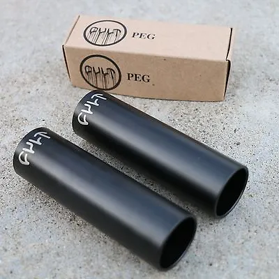 Cult Bmx Bike Doomsday Black Chromoly Peg 4.5  Long Eclat Primo Odyssey Stranger • $31.95