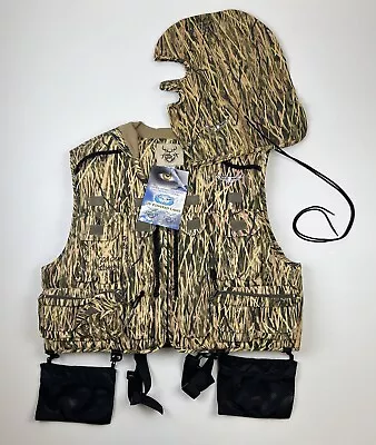 Made 2 Deceive M2D Vest Camo XL Reel Wings Duck Hunting Grassland PAD & Hood NEW • $139