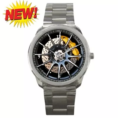 New Item Volk Rays Racing 12 Wheel Rim Velg Sport Metal Watch • $25.99