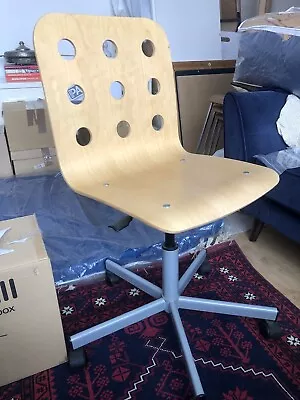 2 X Ikea Jules Desk Office Swivel Chairs. Birch Veneer. Good Condition. • £20