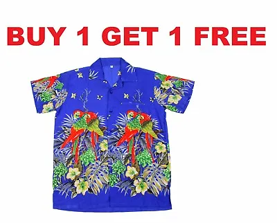 Mens Hawaiian Shirt Stag Beach Hawaii Aloha Party Summer Holiday Fancy S -xxl N3 • $16.15