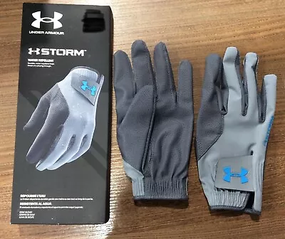 UNDER ARMOUR Storm Rain Gloves Pair Large BRAND NEW IN BOX • £17