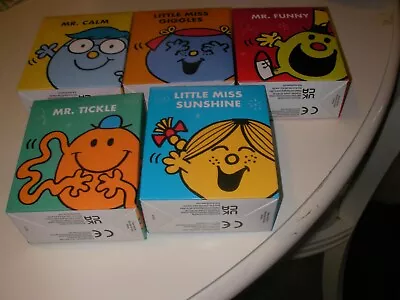Mcdonalds Little Miss And Mr Men 2024 Toys X5 New In Boxes------ • £4.99