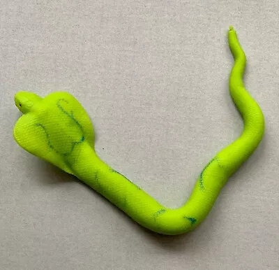 Green Rubber Cobra Snake Beanie Filled Imperial Toy 1’ 3” Long • $5.99