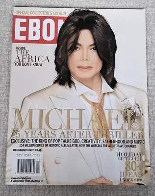 Ebony Magazine - Special Tribute: Michael Jackson In His Own Words December 2007 • $205.35