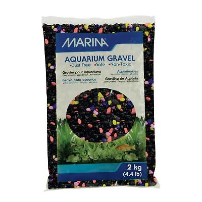 £7.49 • Buy Marina Decorative Aquarium Gravel, Neon Twilight, 2 Kg(4.4 Lbs) Fish Tank Gravel