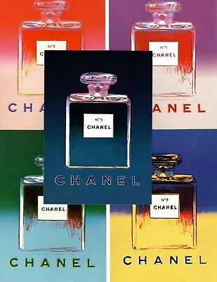 £73.73 • Buy CHANEL No 5 Lot 6 Advertising Postcards ANDY WARHOL Images Perfume Sample 1997