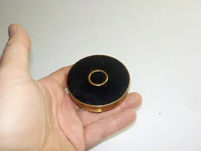 $9.99 • Buy Vintage Compact- Charles Of The Ritz New York Gold Tone & Black Enamel Compact